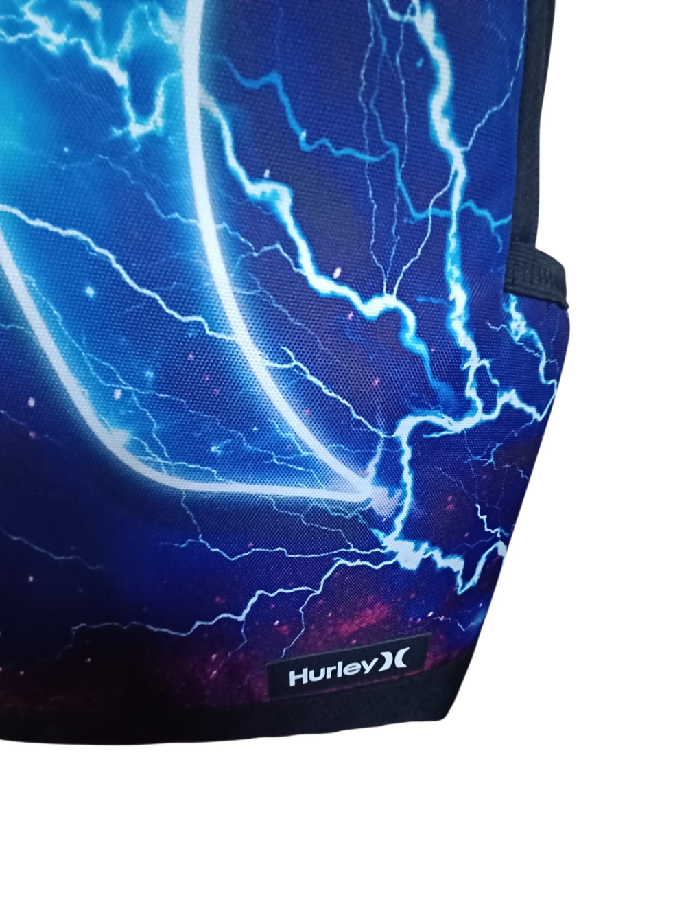 Hurley Blue Lightning Logo Backpack - Picture 7 of 8